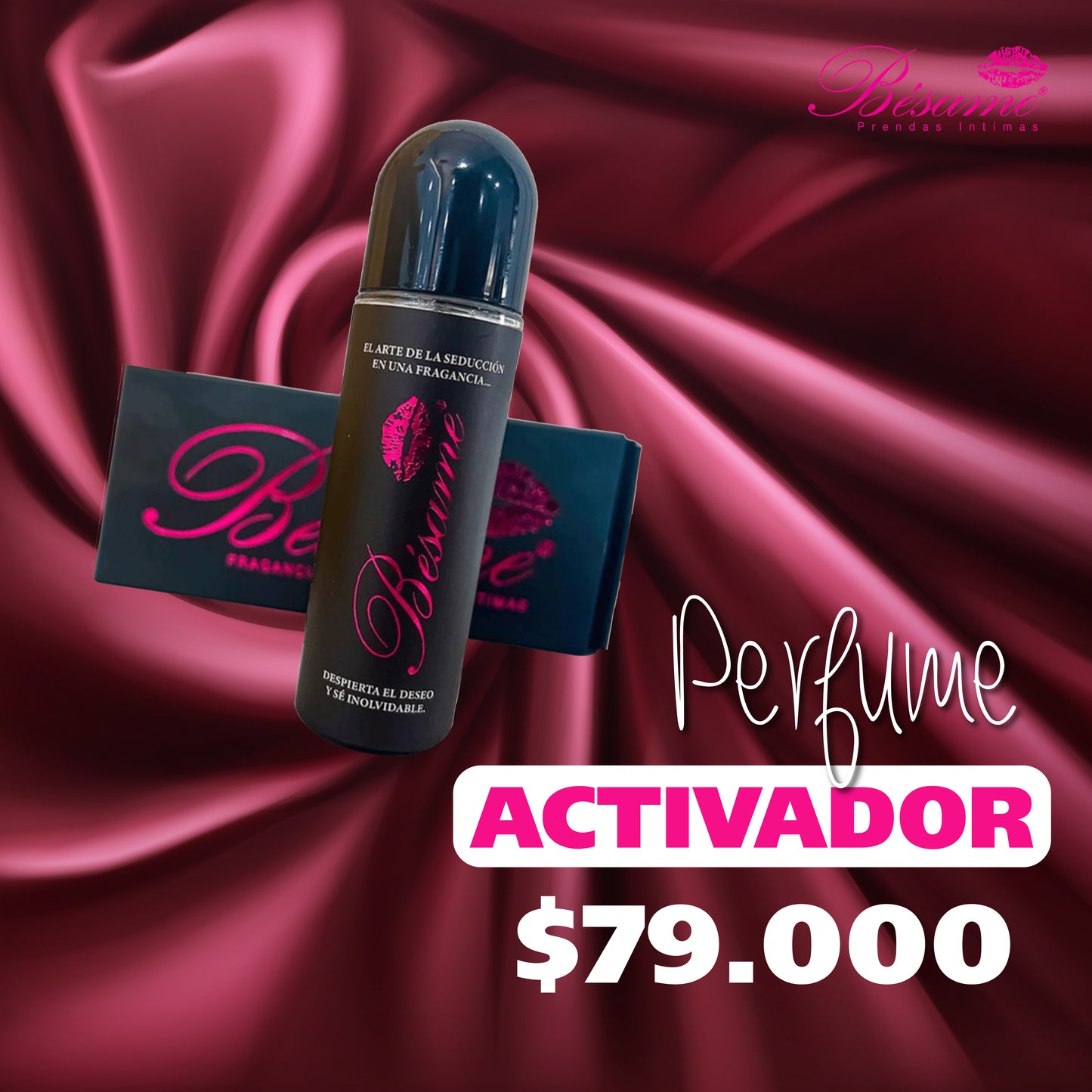 Perfume BÉSAME - Mega potenciador de atracción 🔥💋