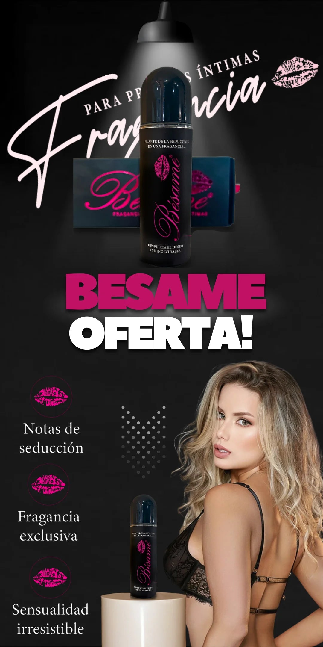 Perfume BÉSAME - Mega potenciador de atracción 🔥💋