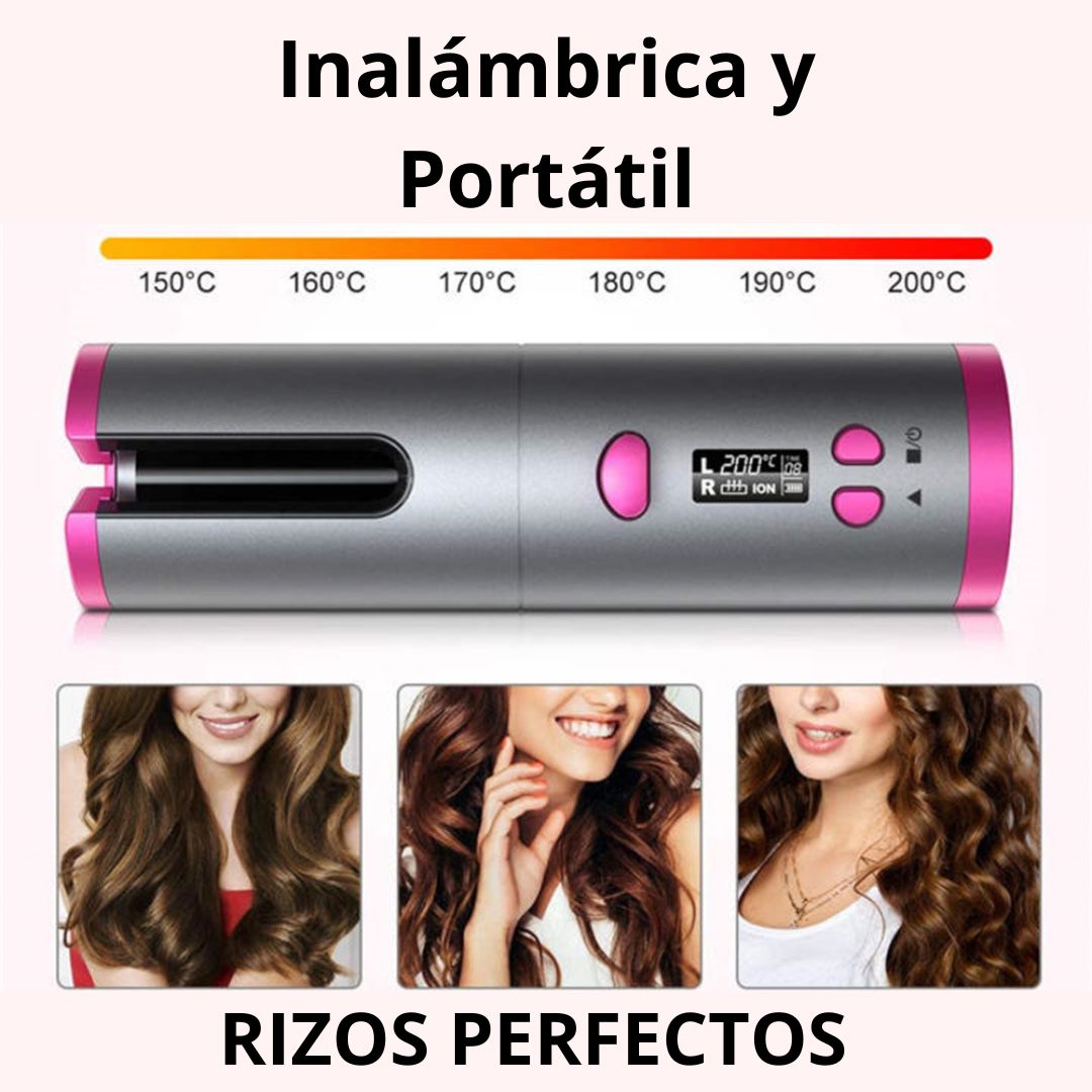 🔥Promo: Rizadora automática especial para rizos + 📦Envío Gratis😀