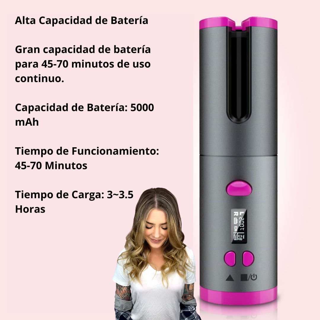 🔥Promo: Rizadora automática especial para rizos + 📦Envío Gratis😀