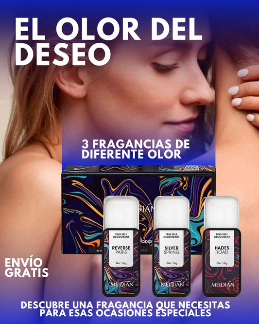 🔥Perfume con Feromonas -El olor del deseo x 3 perfumes